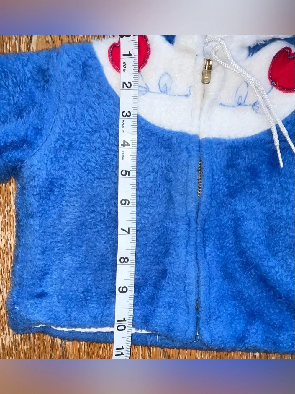 Vintage 60’s-70’s Penny’s Toddletime Full Zip Fuzzy Faux Fur Full Zip Jacket.